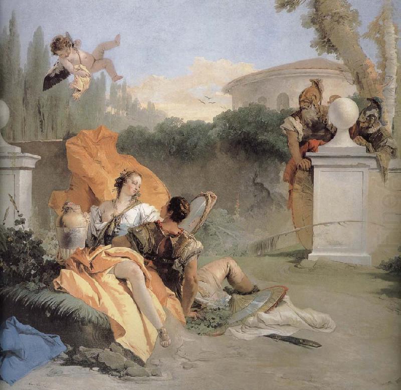 Giovanni Battista Tiepolo NA ER where more and Amida in the garden china oil painting image